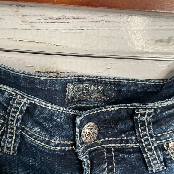 Silver jeans Suki boot cut jeans size 28 blue - Picture 10 of 11